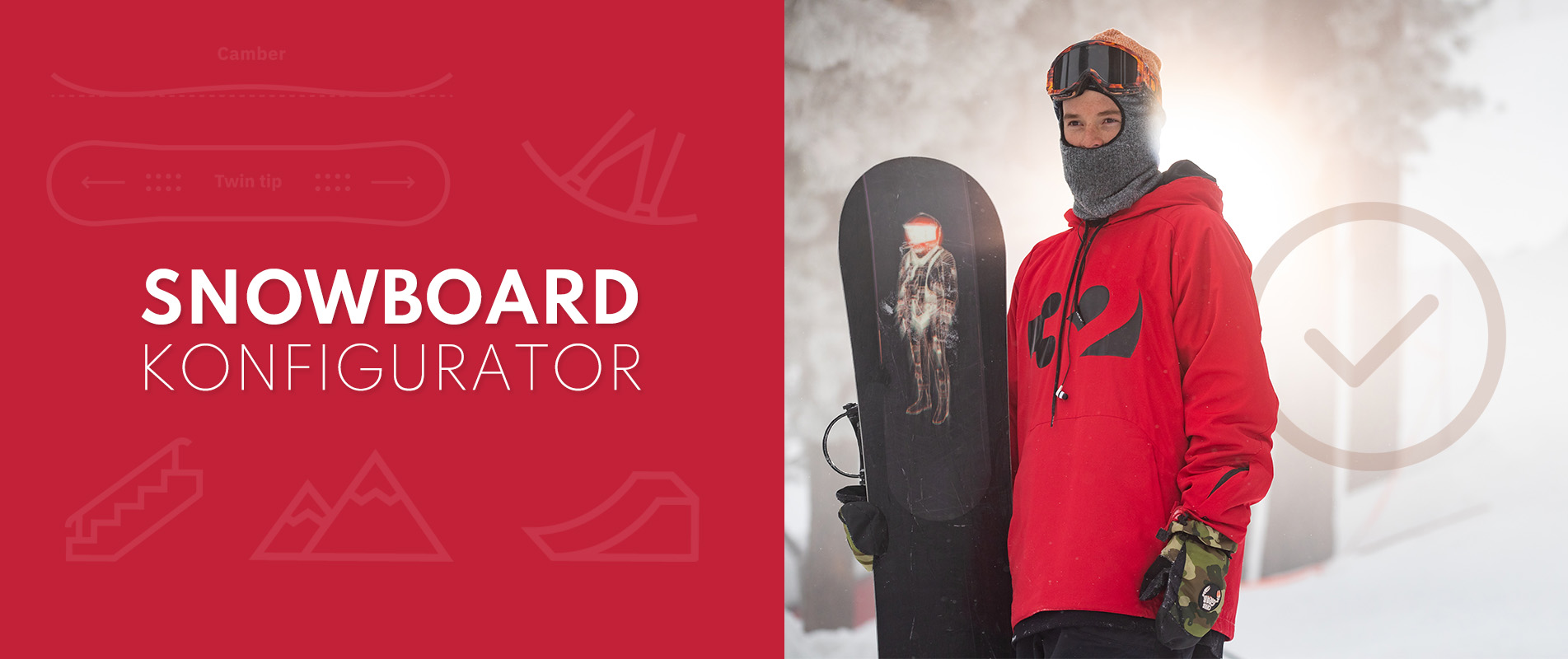 Konfiguriere dein Snowboard